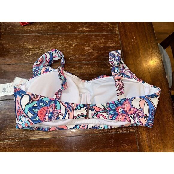 RAISINS CURVE Trendy Plus Size Jamaica Underwire Bikini Top - Picture 3 of 6